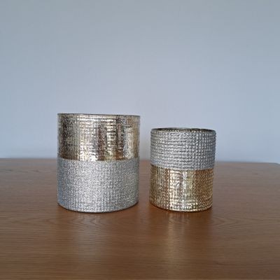 Windlicht Set 2 teilig