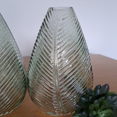 Vase Blatt 2er Set